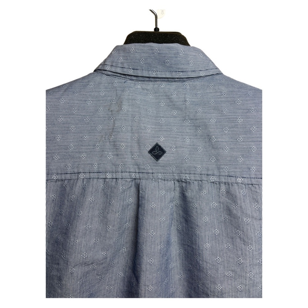 PrAna Mens Button Down Shirt | Size Small | Color Blue